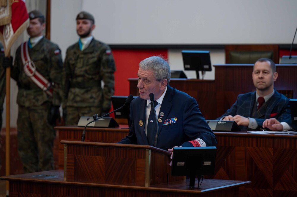 Druga część wojewódzkich obchodów Narodowego Dnia Pamięci Żołnierzy Armii Krajowej – Śląski Urząd Wojewódzki – Katowice, 13 lutego 2026. Fot.: IPN Krzysztof Łojko