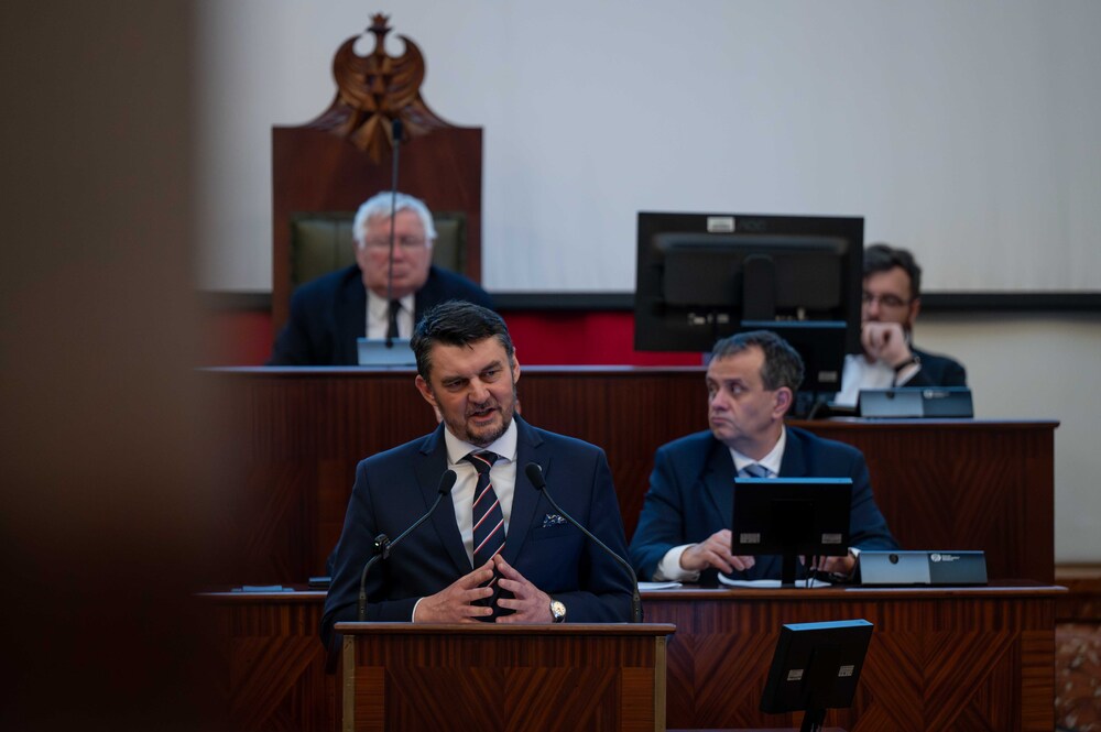 Druga część wojewódzkich obchodów Narodowego Dnia Pamięci Żołnierzy Armii Krajowej – Śląski Urząd Wojewódzki – Katowice, 13 lutego 2026. Fot.: IPN Krzysztof Łojko