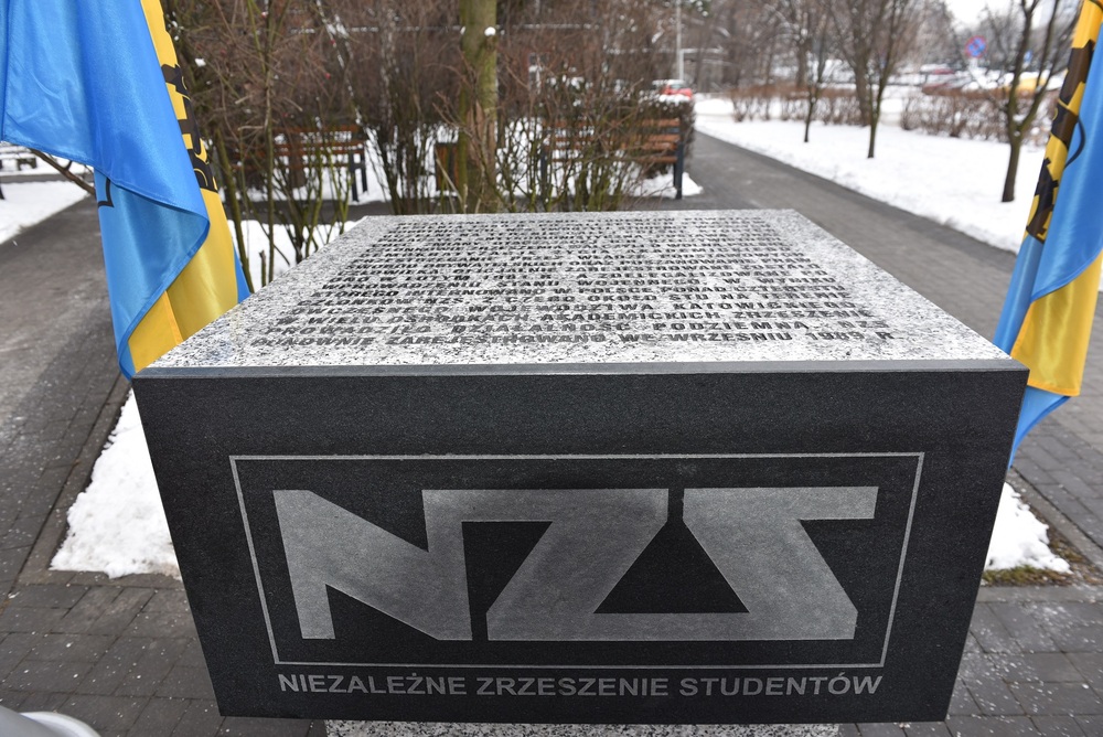 45. rocznica rejestracji Niezależnego Zrzeszenie Studentów w Katowicach. Fot. Monika Kobylańska/IPN