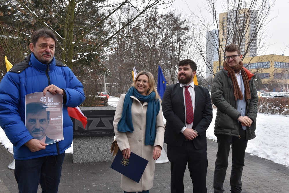 45. rocznica rejestracji Niezależnego Zrzeszenie Studentów w Katowicach. Fot. Monika Kobylańska/IPN