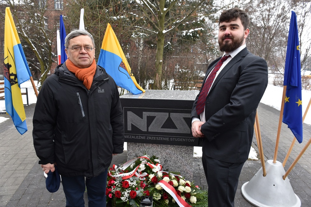 45. rocznica rejestracji Niezależnego Zrzeszenie Studentów w Katowicach. Fot. Monika Kobylańska/IPN