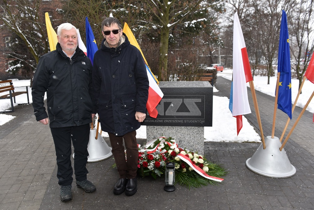 45. rocznica rejestracji Niezależnego Zrzeszenie Studentów w Katowicach. Fot. Monika Kobylańska/IPN