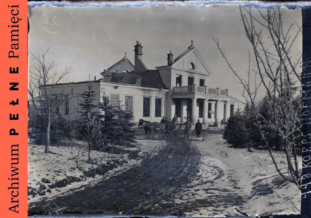 Zniszczony dom w Chorostkowie, 1917 r., sygn. IPN Ka 454/200