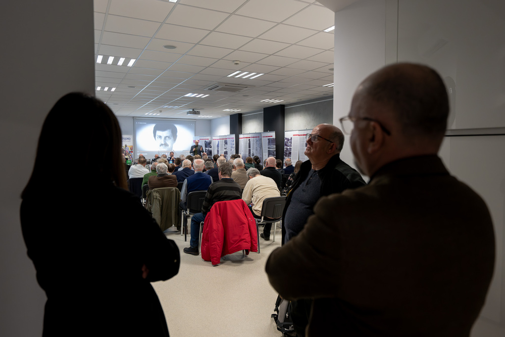 Jan Jurkiewicz bohaterem trzeciego spotkania w ramach cyklu 45 lat „Solidarności" Śląsko-Dąbrowskiej – ludzie i struktury. Fot.: IPN Krzysztof Łojko