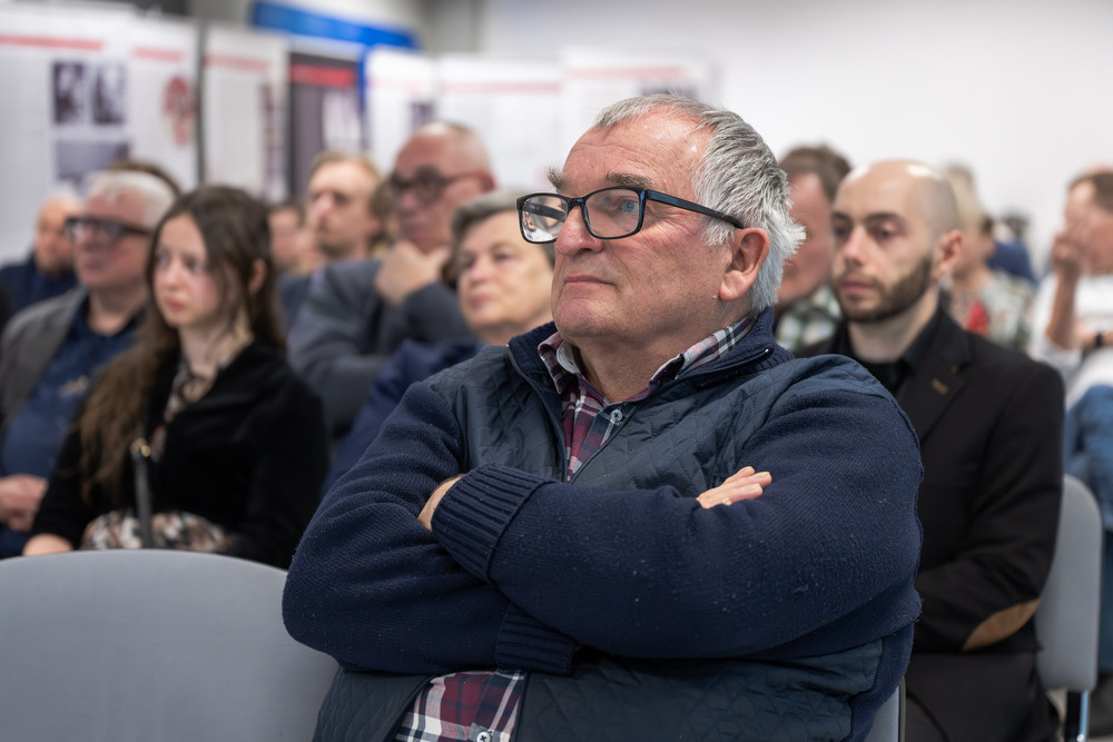 Jan Jurkiewicz bohaterem trzeciego spotkania w ramach cyklu 45 lat „Solidarności" Śląsko-Dąbrowskiej – ludzie i struktury. Fot.: IPN Krzysztof Łojko
