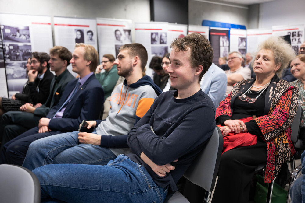 Jan Jurkiewicz bohaterem trzeciego spotkania w ramach cyklu 45 lat „Solidarności" Śląsko-Dąbrowskiej – ludzie i struktury. Fot.: IPN Krzysztof Łojko