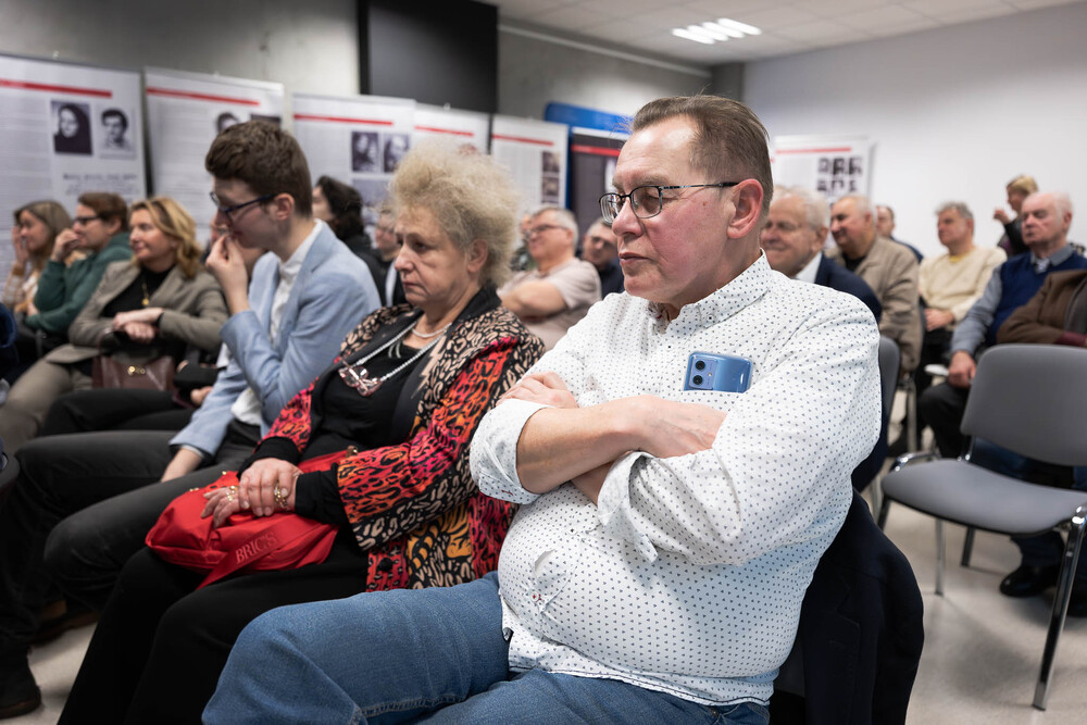 Jan Jurkiewicz bohaterem trzeciego spotkania w ramach cyklu 45 lat „Solidarności" Śląsko-Dąbrowskiej – ludzie i struktury. Fot.: IPN Krzysztof Łojko