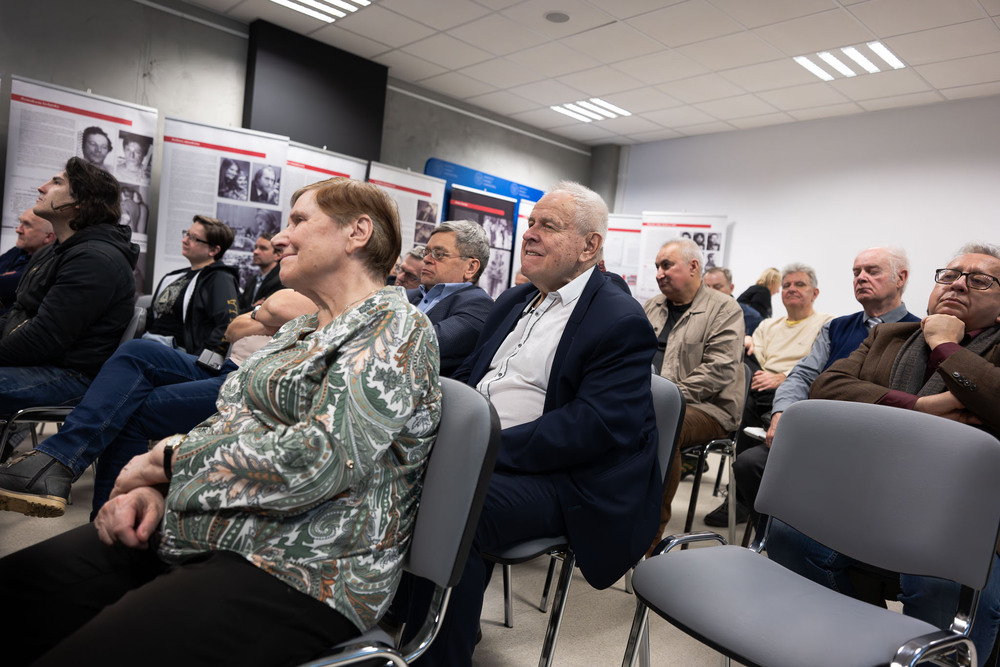 Jan Jurkiewicz bohaterem trzeciego spotkania w ramach cyklu 45 lat „Solidarności" Śląsko-Dąbrowskiej – ludzie i struktury. Fot.: IPN Krzysztof Łojko