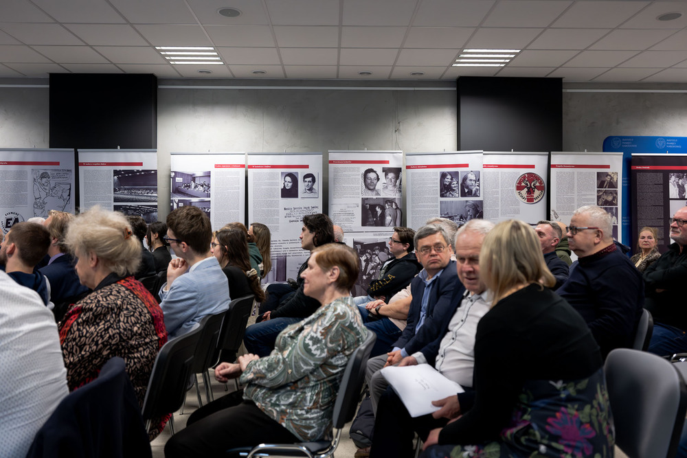 Jan Jurkiewicz bohaterem trzeciego spotkania w ramach cyklu 45 lat „Solidarności" Śląsko-Dąbrowskiej – ludzie i struktury. Fot.: IPN Krzysztof Łojko
