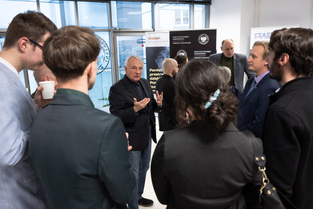 Jan Jurkiewicz bohaterem trzeciego spotkania w ramach cyklu 45 lat „Solidarności" Śląsko-Dąbrowskiej – ludzie i struktury. Fot.: IPN Krzysztof Łojko