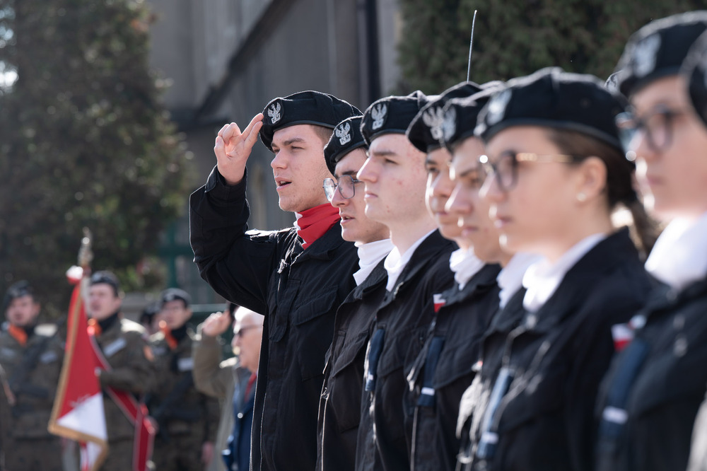 Uroczystości z okazji Narodowego Dnia Pamięci „Żołnierzy Wyklętych” w Katowicach. Fot.: IPN Krzysztof Łojko