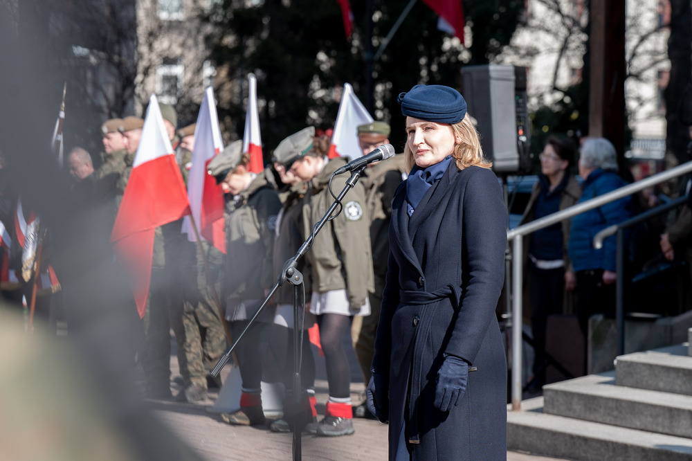Uroczystości z okazji Narodowego Dnia Pamięci „Żołnierzy Wyklętych” w Katowicach. Fot.: IPN Krzysztof Łojko