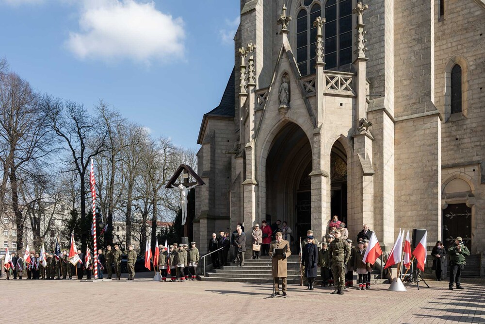 Uroczystości z okazji Narodowego Dnia Pamięci „Żołnierzy Wyklętych” w Katowicach. Fot.: IPN Krzysztof Łojko