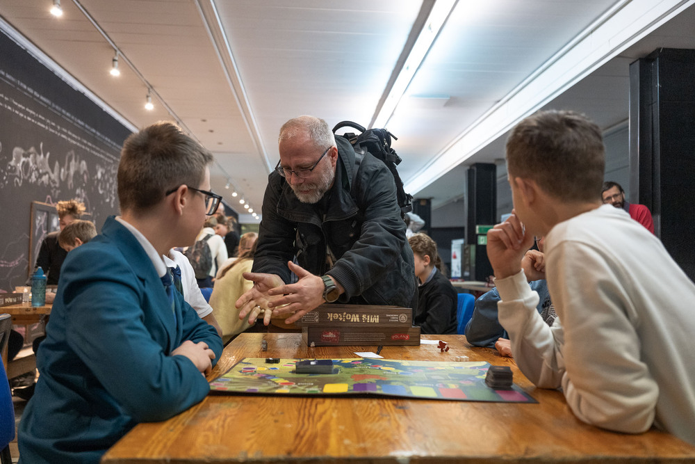 Wojewódzkie eliminacje Ligi Planszówek IPN – Katowice, 3 marca 2026. Fot.: IPN Krzysztof Łojko