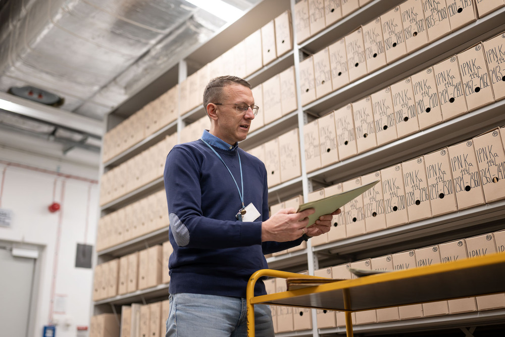 Zajęcia edukacyjne "Co kryją archiwa IPN?" – Katowice, 4 marca 2026. Fot.: IPN Krzysztof Łojko