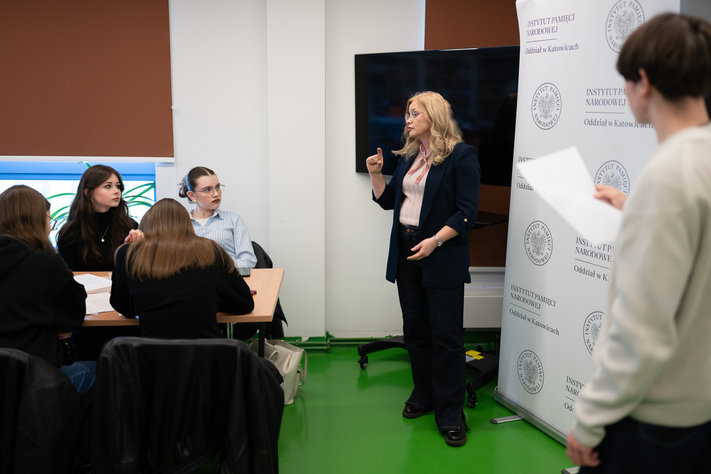 Zajęcia edukacyjne "Co kryją archiwa IPN?" – Katowice, 4 marca 2026. Fot.: IPN Krzysztof Łojko