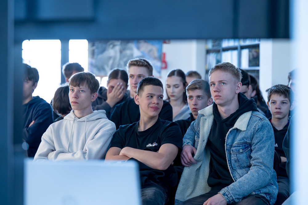 Prelekcja o akcji „Lawina” w w Miejskiej Bibliotece Publicznej w Pszowie, 5 marca 2026. Fot.: IPN Krzysztof Łojko