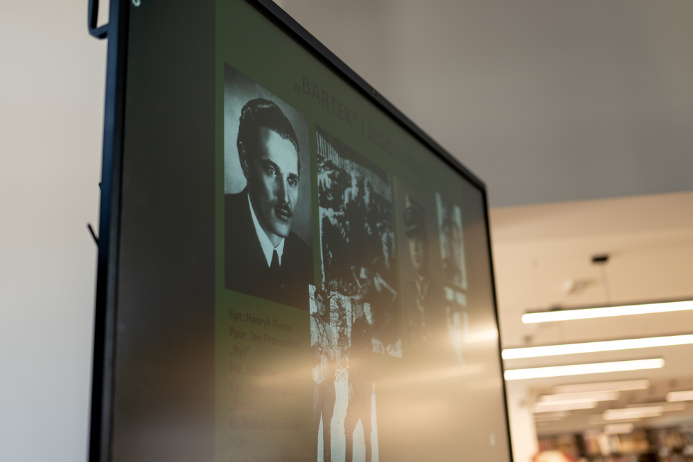 Prelekcja o akcji „Lawina” w w Miejskiej Bibliotece Publicznej w Pszowie, 5 marca 2026. Fot.: IPN Krzysztof Łojko