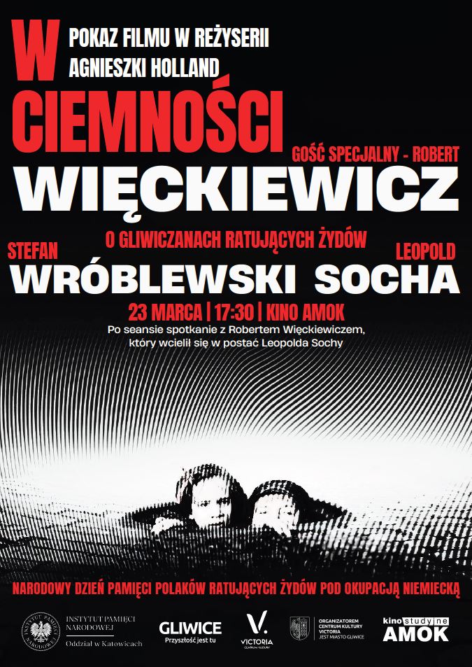 Pokaz filmu fabularnego „W Ciemności” w reżyserii Agnieszki Holland w Gliwicach.