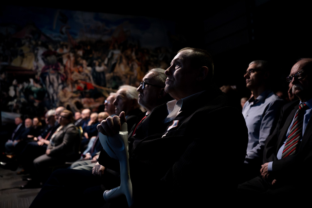 45. rocznica rejestracji NSZZ „Solidarność”. „Solidarni, nasz jest ten dzień” – spotkanie Dam i Kawalerów Krzyża Wolności i Solidarności. Fot.: IPN Krzysztof Łojko