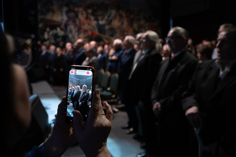 45. rocznica rejestracji NSZZ „Solidarność”. „Solidarni, nasz jest ten dzień” – spotkanie Dam i Kawalerów Krzyża Wolności i Solidarności. Fot.: IPN Krzysztof Łojko