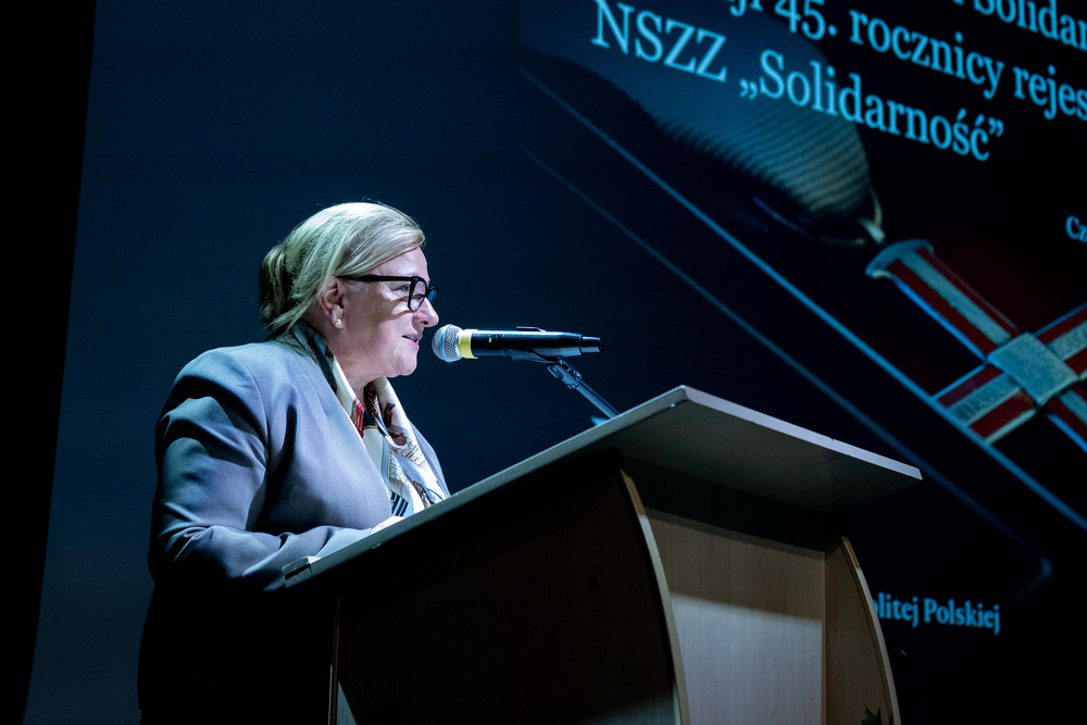 45. rocznica rejestracji NSZZ „Solidarność”. „Solidarni, nasz jest ten dzień” – spotkanie Dam i Kawalerów Krzyża Wolności i Solidarności. Fot.: IPN Krzysztof Łojko