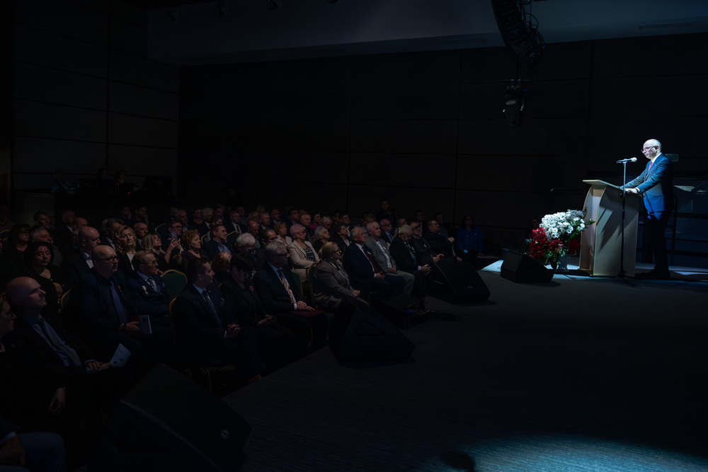 45. rocznica rejestracji NSZZ „Solidarność”. „Solidarni, nasz jest ten dzień” – spotkanie Dam i Kawalerów Krzyża Wolności i Solidarności. Fot.: IPN Krzysztof Łojko
