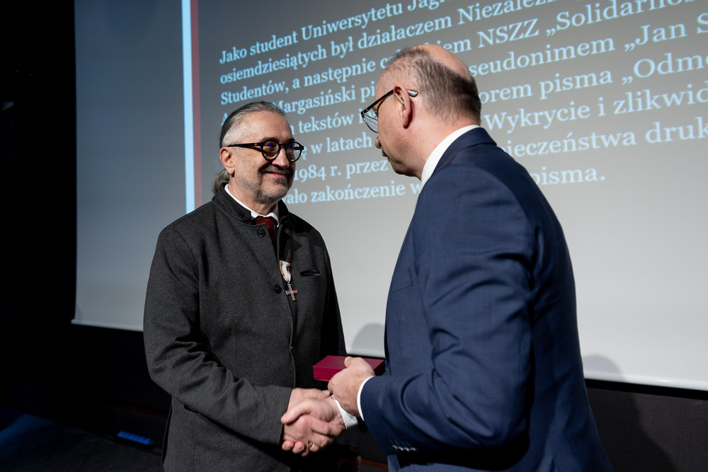 45. rocznica rejestracji NSZZ „Solidarność”. „Solidarni, nasz jest ten dzień” – spotkanie Dam i Kawalerów Krzyża Wolności i Solidarności. Fot.: IPN Krzysztof Łojko