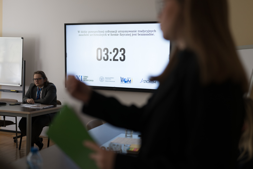 XI Turniej Debat Historycznych IPN – I etap śląskich rozgrywek regionalnych. Fot.: IPN Krzysztof Łojko