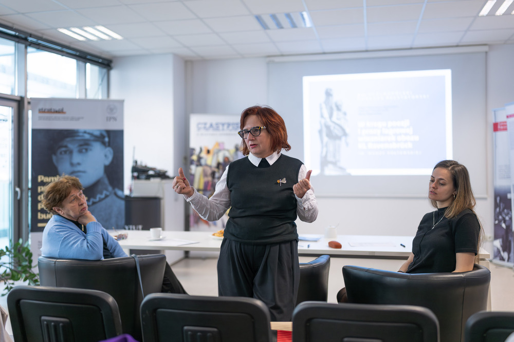 „W kręgu poezji i prozy lagrowej więźniarek KL Ravensbrück im. Wandy Półtawskiej”. Fot.: IPN Krzysztof Łojko