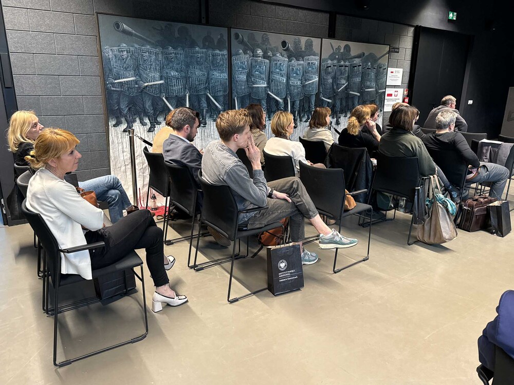 Cykl warsztatów dla nauczycieli. Fot.: Sylwester Strzałkowski (Śląskie Centrum Wolności i Solidarności)