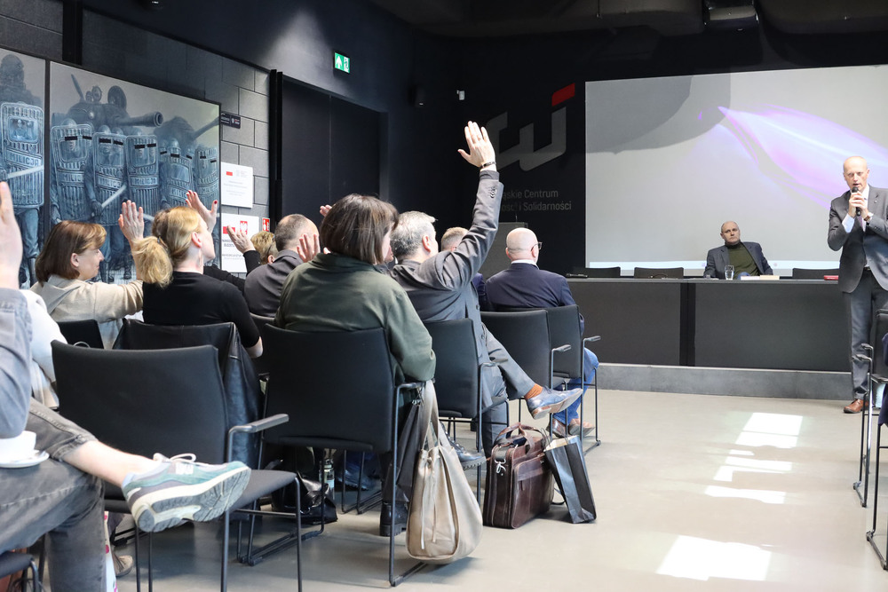 Cykl warsztatów dla nauczycieli. Fot.: Sylwester Strzałkowski (Śląskie Centrum Wolności i Solidarności)