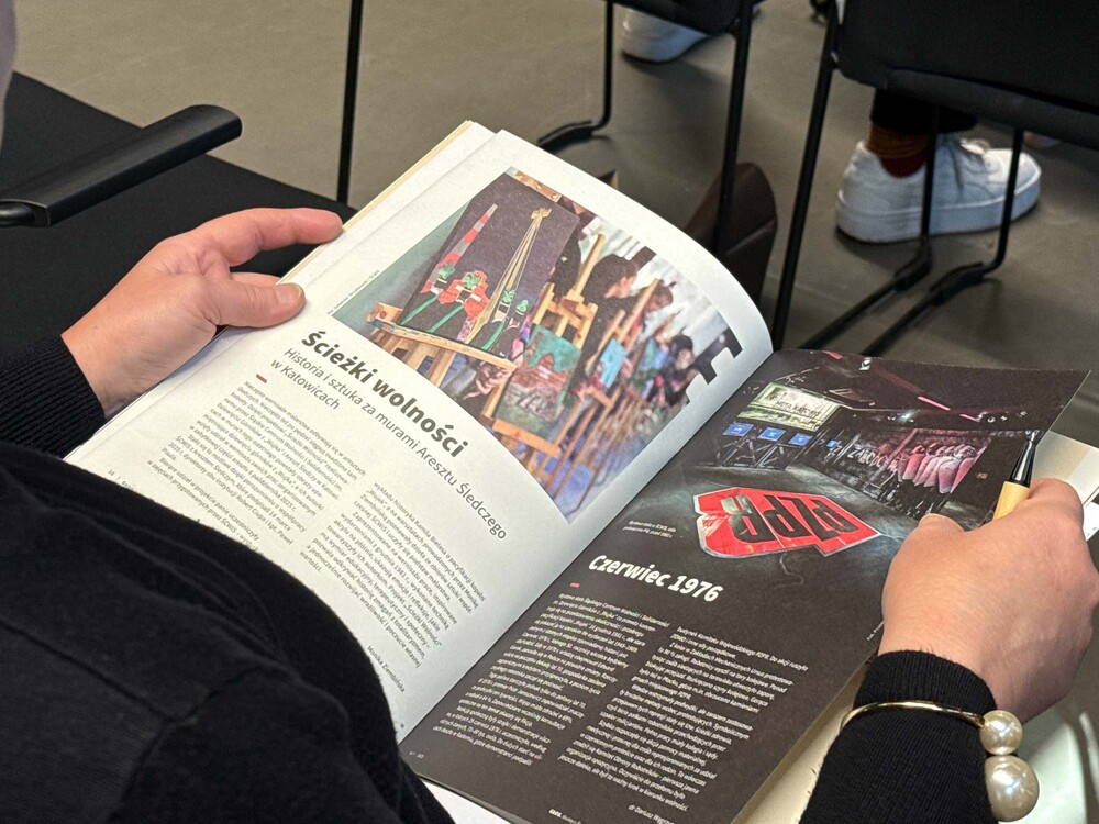 Cykl warsztatów dla nauczycieli. Fot.: Sylwester Strzałkowski (Śląskie Centrum Wolności i Solidarności)