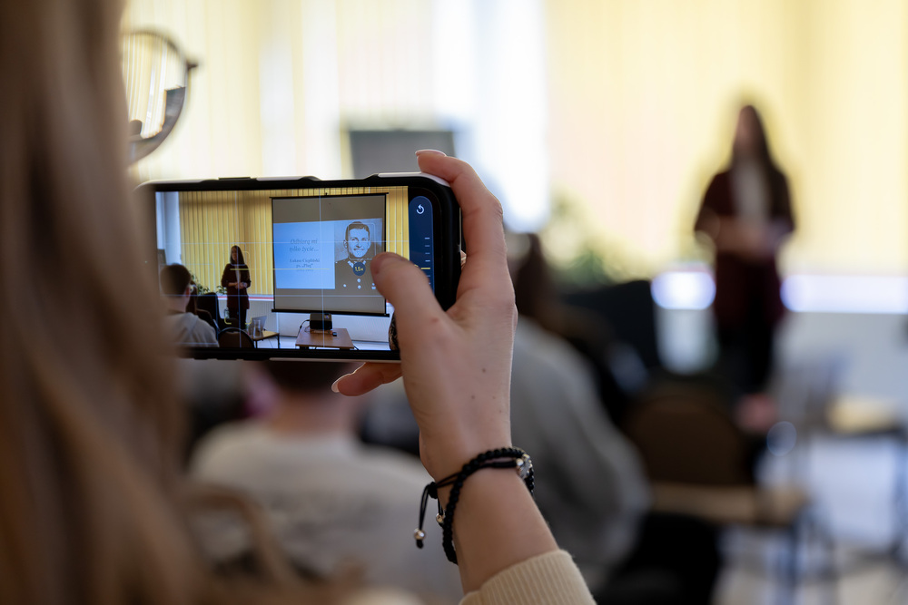 O Łukaszu Cieplińskim w Mysłowicach. Fot.: IPN Krzysztof Łojko