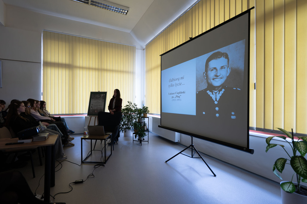 O Łukaszu Cieplińskim w Mysłowicach. Fot.: IPN Krzysztof Łojko