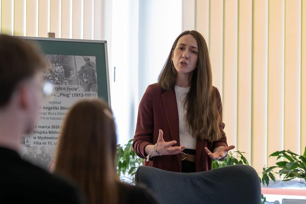 O Łukaszu Cieplińskim w Mysłowicach. Fot.: IPN Krzysztof Łojko