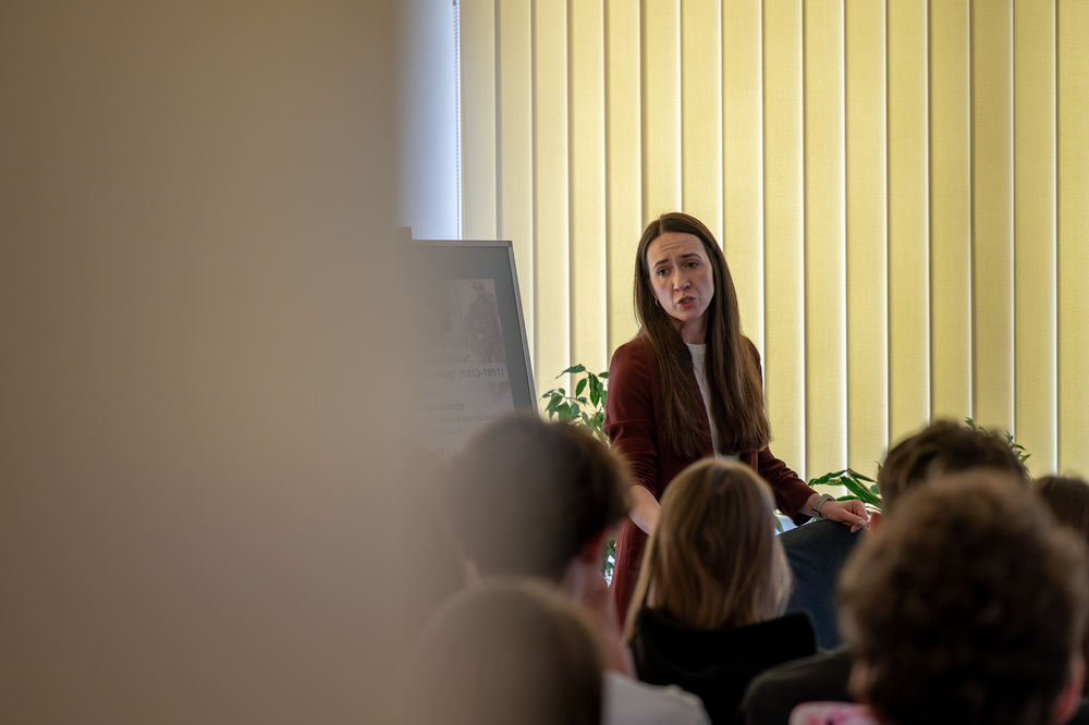 O Łukaszu Cieplińskim w Mysłowicach. Fot.: IPN Krzysztof Łojko