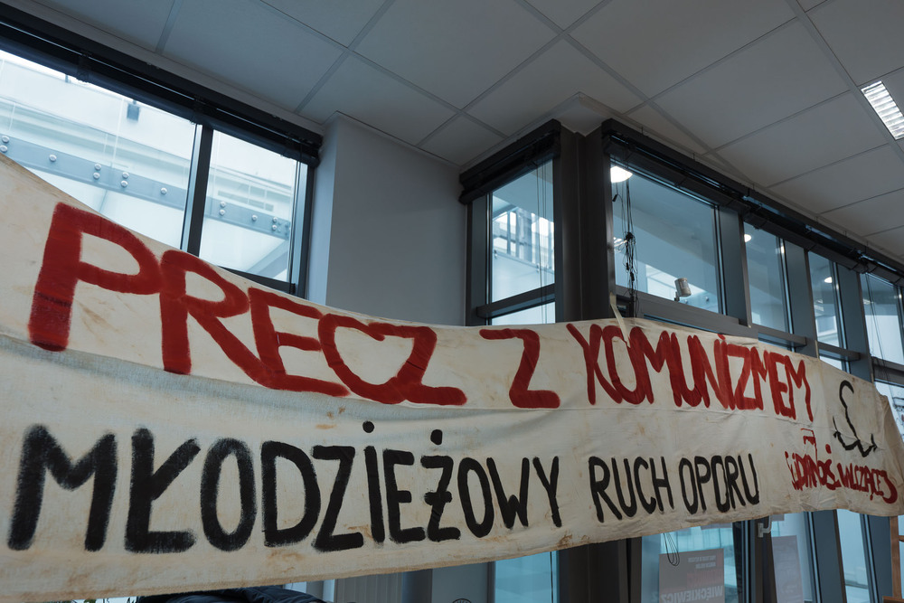 Sławomir Bugajski, bohaterem czwartego spotkania w ramach cyklu 45 lat „Solidarności" Śląsko-Dąbrowskiej. Fot.: IPN Krzysztof Łojko