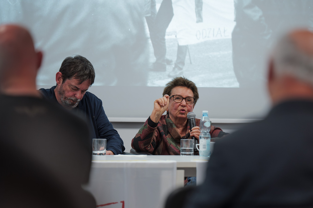 Sławomir Bugajski, bohaterem czwartego spotkania w ramach cyklu 45 lat „Solidarności" Śląsko-Dąbrowskiej. Fot.: IPN Krzysztof Łojko