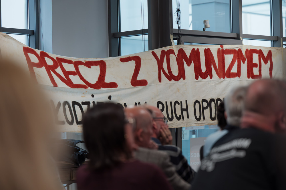 Sławomir Bugajski, bohaterem czwartego spotkania w ramach cyklu 45 lat „Solidarności" Śląsko-Dąbrowskiej. Fot.: IPN Krzysztof Łojko