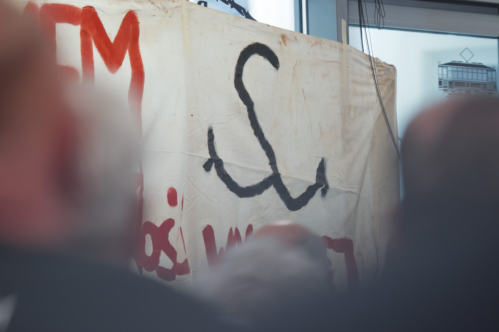 Sławomir Bugajski, bohaterem czwartego spotkania w ramach cyklu 45 lat „Solidarności" Śląsko-Dąbrowskiej. Fot.: IPN Krzysztof Łojko