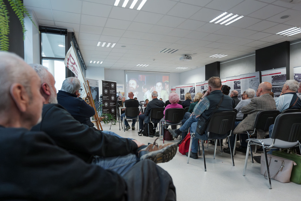 Sławomir Bugajski, bohaterem czwartego spotkania w ramach cyklu 45 lat „Solidarności" Śląsko-Dąbrowskiej – ludzie i struktury. Fot.: IPN Krzysztof Łojko