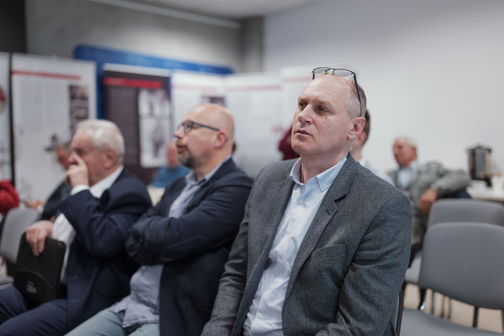 Sławomir Bugajski, bohaterem czwartego spotkania w ramach cyklu 45 lat „Solidarności" Śląsko-Dąbrowskiej – ludzie i struktury. Fot.: IPN Krzysztof Łojko