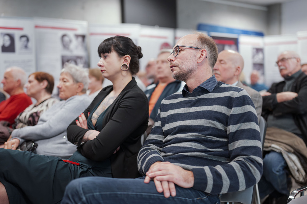 Sławomir Bugajski, bohaterem czwartego spotkania w ramach cyklu 45 lat „Solidarności" Śląsko-Dąbrowskiej – ludzie i struktury. Fot.: IPN Krzysztof Łojko