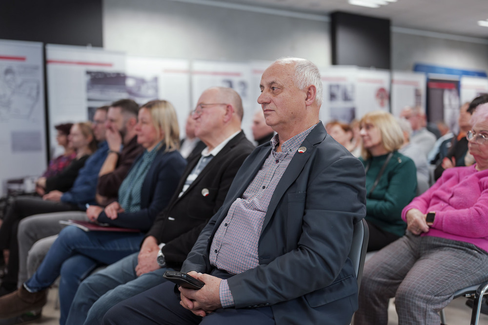 Sławomir Bugajski, bohaterem czwartego spotkania w ramach cyklu 45 lat „Solidarności" Śląsko-Dąbrowskiej – ludzie i struktury. Fot.: IPN Krzysztof Łojko