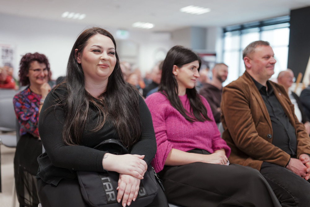 Sławomir Bugajski, bohaterem czwartego spotkania w ramach cyklu 45 lat „Solidarności" Śląsko-Dąbrowskiej – ludzie i struktury. Fot.: IPN Krzysztof Łojko