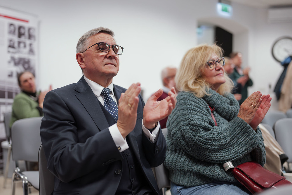 Sławomir Bugajski, bohaterem czwartego spotkania w ramach cyklu 45 lat „Solidarności" Śląsko-Dąbrowskiej – ludzie i struktury. Fot.: IPN Krzysztof Łojko