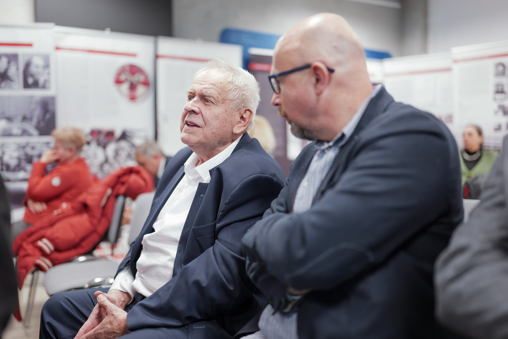 Sławomir Bugajski, bohaterem czwartego spotkania w ramach cyklu 45 lat „Solidarności" Śląsko-Dąbrowskiej – ludzie i struktury. Fot.: IPN Krzysztof Łojko