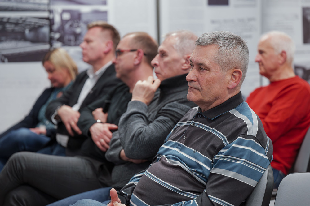 Sławomir Bugajski, bohaterem czwartego spotkania w ramach cyklu 45 lat „Solidarności" Śląsko-Dąbrowskiej – ludzie i struktury. Fot.: IPN Krzysztof Łojko