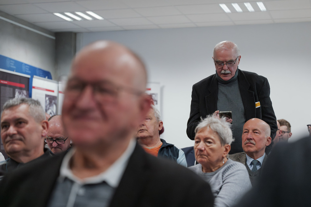 Sławomir Bugajski, bohaterem czwartego spotkania w ramach cyklu 45 lat „Solidarności" Śląsko-Dąbrowskiej – ludzie i struktury. Fot.: IPN Krzysztof Łojko